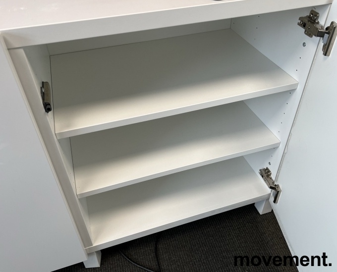 Solgt!Skjenk i hvitt fra IKEA, bestå, - 3 / 3