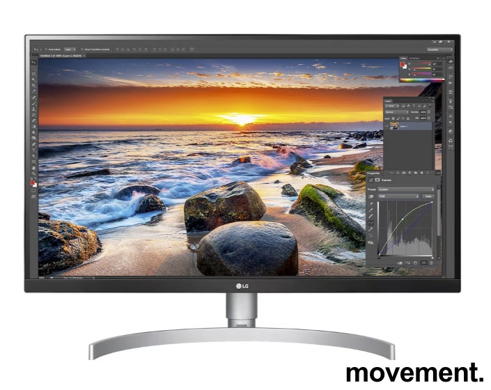 Solgt!Flatskjerm til PC: LG 27UL850,