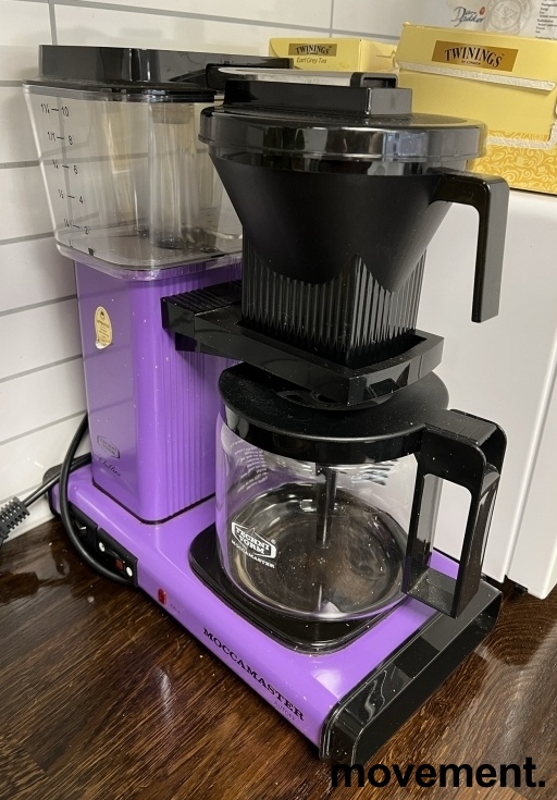 Solgt Moccamaster Clubline kaffetrakter 741.81 i lilla pent brukt