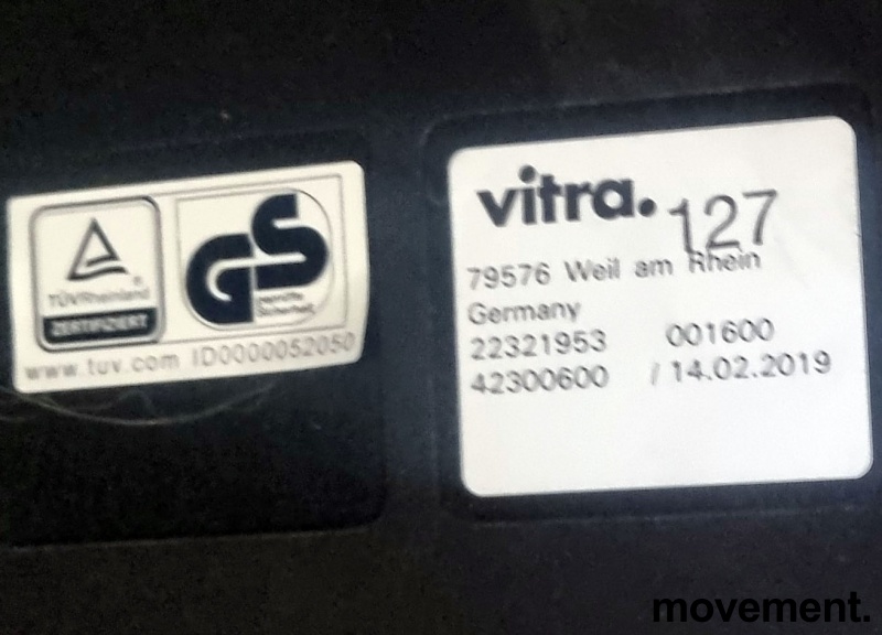 Solgt!Vitra Softshell konferansestol, - 5 / 5