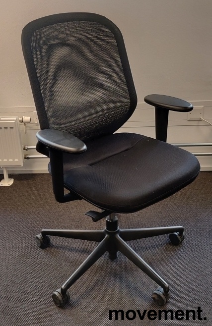 Solgt!Kontorstol fra Vitra i sort, - 1 / 2
