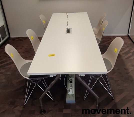 Solgt!Kompakt møtebord fra Vitra i hvitt, - 1 / 2