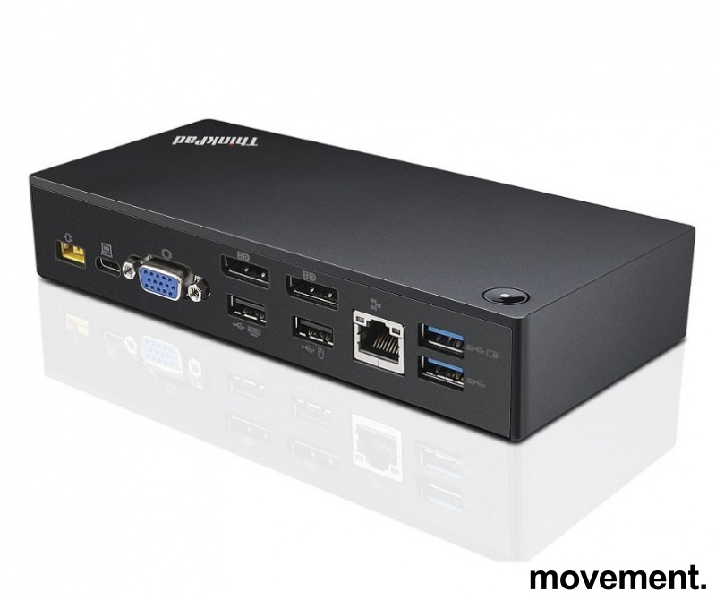 Solgt!Dockingstasjon: Lenovo USB-C Dock,