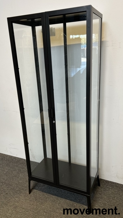 Solgt!Vitrineskap i glass / grått fra - 2 / 2
