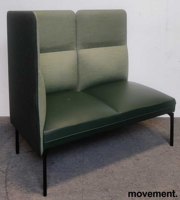 Solgt!2-seter sofa / lounge med høy rygg - 3 / 3