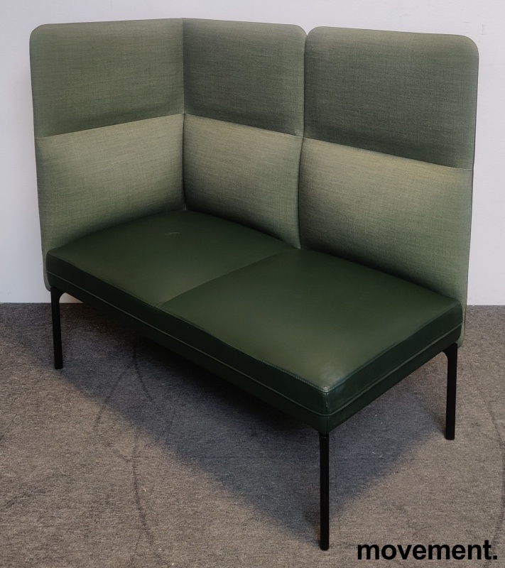 Solgt!2-seter sofa / lounge med høy rygg - 1 / 3