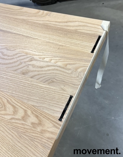 Solgt!Benkeplate i heltre ask, 330x78cm, - 4 / 4