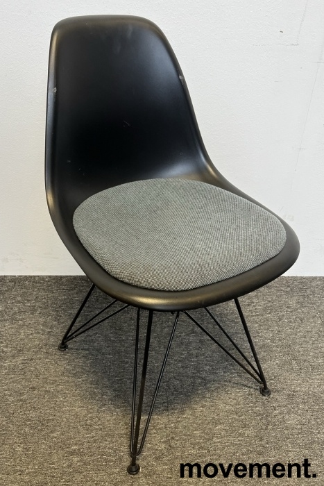 Vitra DSR besøksstol i sort med - 1 / 3