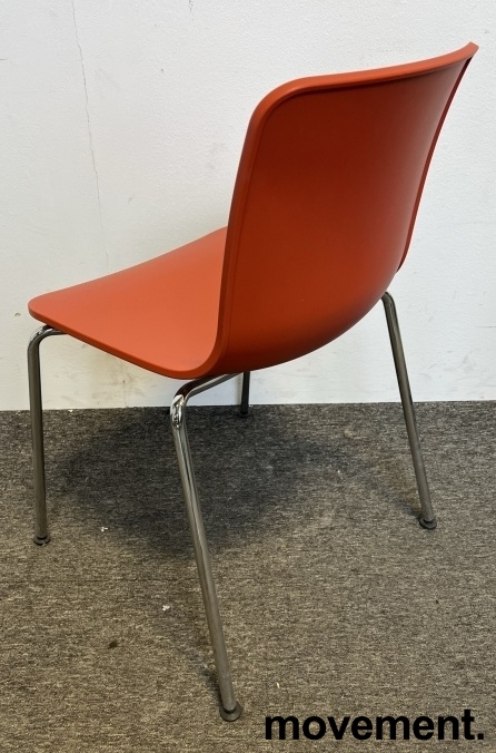 Solgt!Konferansestol / stablestol i rød - 2 / 3