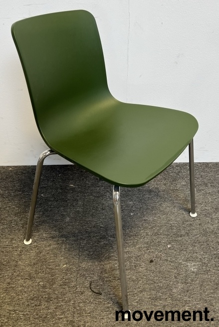 Solgt!Konferansestol / stablestol i grønn - 1 / 2