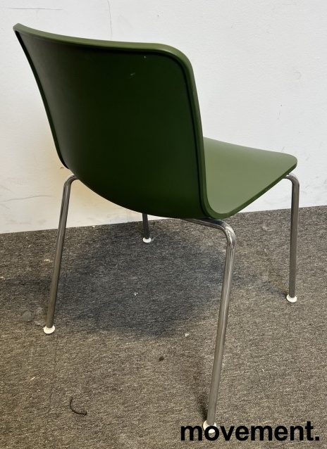 Solgt!Konferansestol / stablestol i grønn - 2 / 2