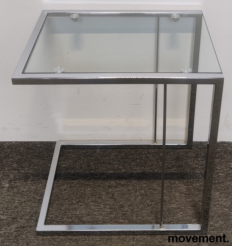 Glassbord / Loungebord i klart, - 2 / 3