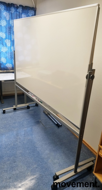 Solgt!Whiteboard Lintex på hjul / stativ, - 1 / 2