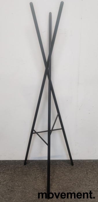 Solgt!Stumtjener i sortlakkert metall fra