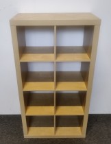 IKEA Expedit bokhylle i bjerk, 79 cm bredde, 149 cm høyde, pent brukt