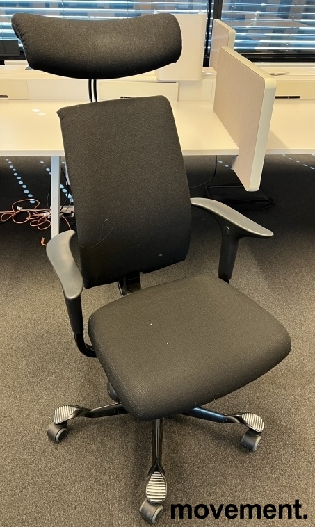 Solgt!Håg H05 5500 kontorstol i sort med - 1 / 2