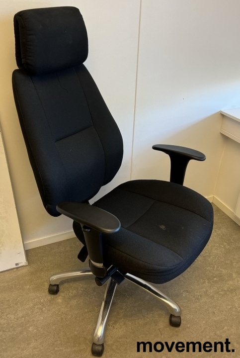 Solgt!Kontorstol i sort fra AJ Produkter, - 1 / 2
