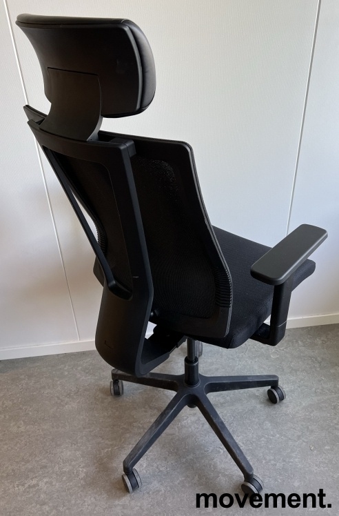 Solgt!Komfortabel kontorstol i sort fra - 2 / 2