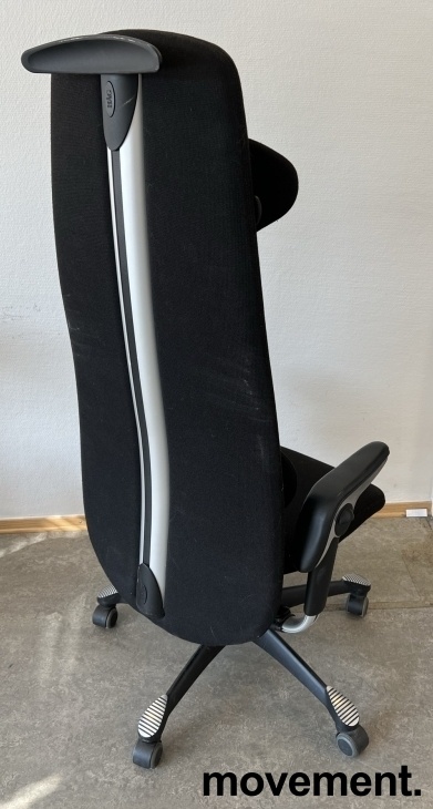 Solgt!Kontorstol: HÅG H09 9130 i sort - 2 / 2