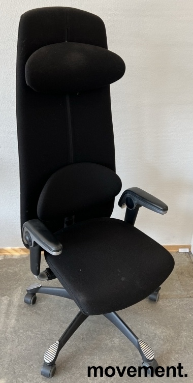 Solgt!Kontorstol: HÅG H09 9130 i sort - 1 / 2