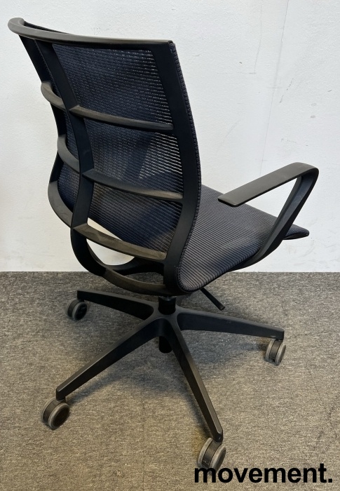 Solgt!Konferansestol på hjul i sort fra - 2 / 2