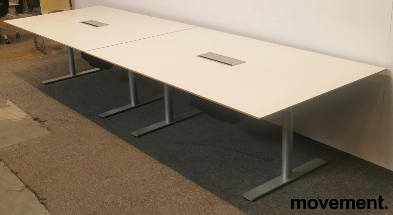Solgt!Møtebord / konferansebord i hvitt / - 3 / 3