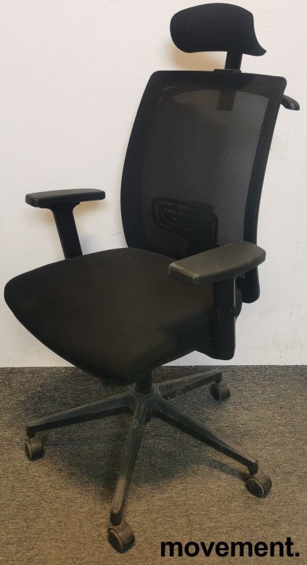 Solgt!Kontorstol H2210N med høy rygg, - 1 / 3