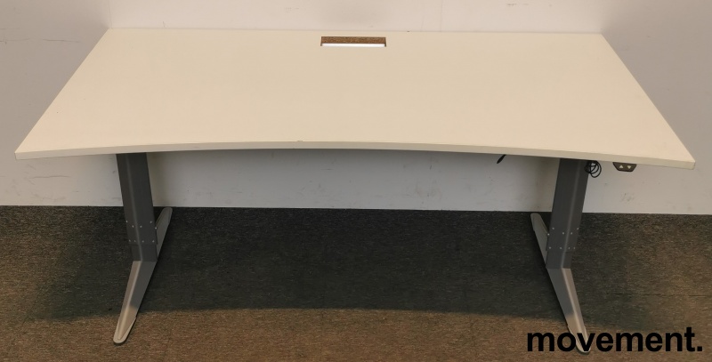 Solgt!Elektrisk hevsenk skrivebord i hvit - 1 / 2