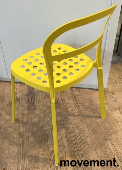 Solgt!IKEA Reidar i gul-lakkert metall, - 2 / 2