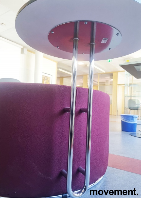 Puff / sittemøbel / lounge i lilla - 5 / 5