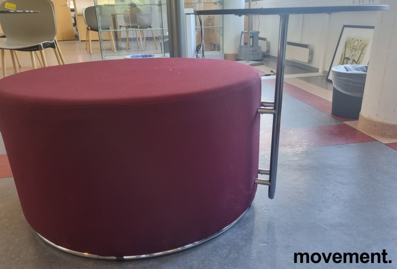 Puff / sittemøbel / lounge i lilla - 4 / 5