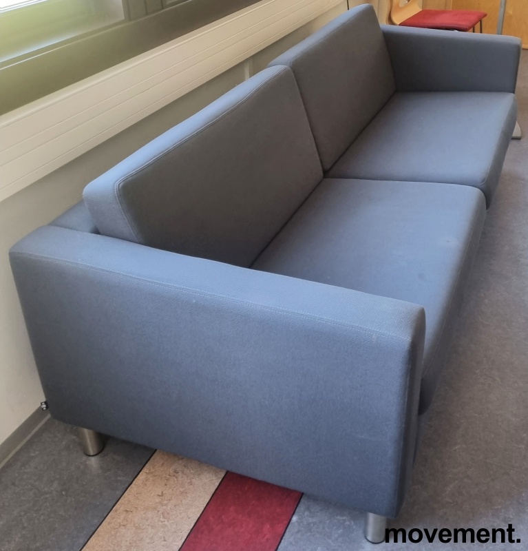 Solgt!EFG Pure 3-seter sofa i mørkt - 3 / 4