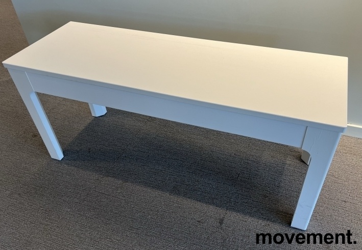 Solgt!IKEA Ekedalen sittebenk i hvitt, - 2 / 2