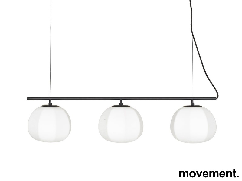 Solgt!Taklampe med 3 kupler fra Fogia, - 1 / 2