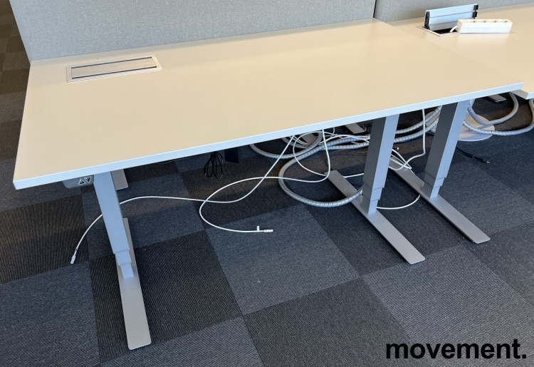 Solgt!Skrivebord med elektrisk hevsenk i - 1 / 4
