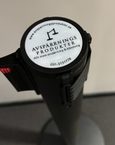 Sperrestolper / gjerdestolper køordner, for inngangsparti i restaurant e.l.l, 3stk selges samlet, pent brukt