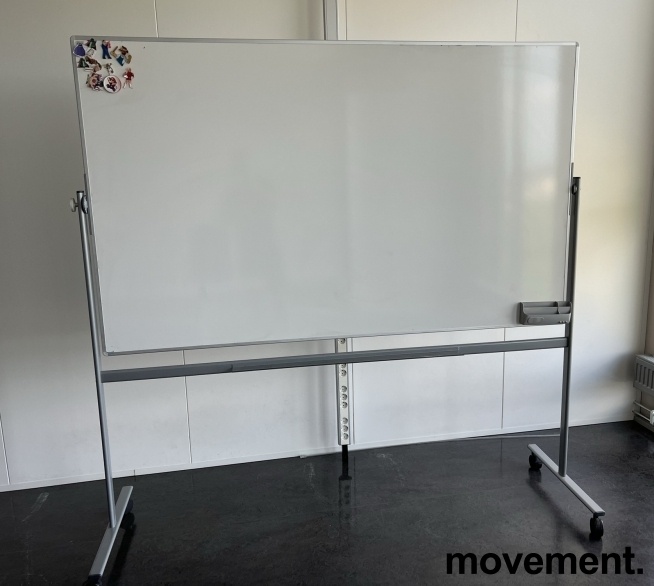Solgt!Whiteboard Lintex på hjul / stativ, - 1 / 2