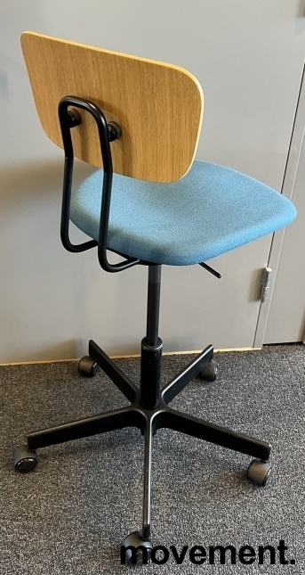 Solgt!Retro kontorstol fra Labofa i eik / - 2 / 2