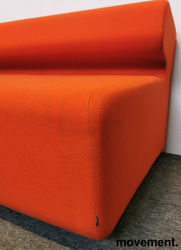Solgt!Loungesofa i rød fra ForaForm, - 4 / 4