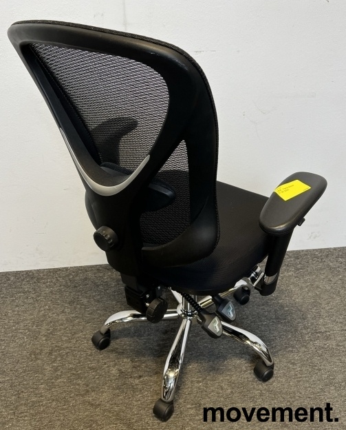 Solgt!Kontorstol fra Staples i sort / - 2 / 2