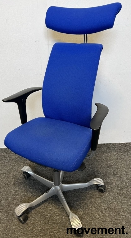 Solgt!Håg H05 5500 kontorstol i blått - 1 / 2