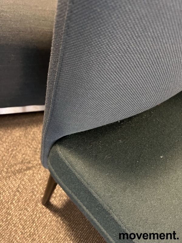 Solgt!3-seter sofa / lounge i petrolblått - 3 / 3