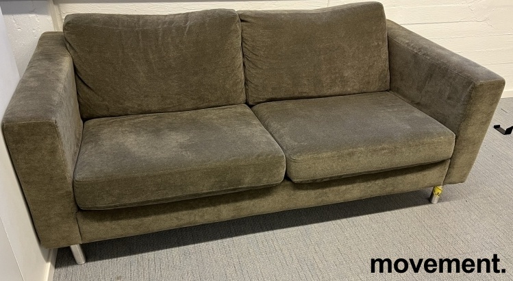 2-seter sofa i grå-grønt - 1 / 3