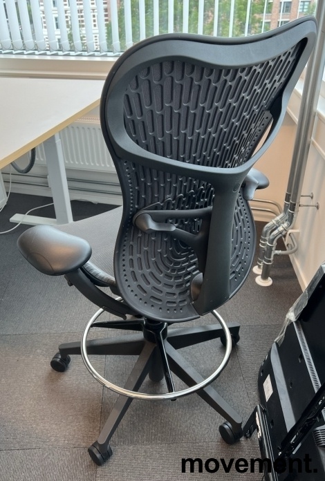 Solgt!Kontorstol/arbeidsstol i sort / - 2 / 2