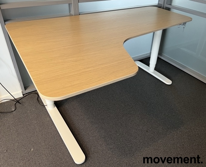 Solgt!IKEA Bekant elektrisk hevsenk i eik - 2 / 2