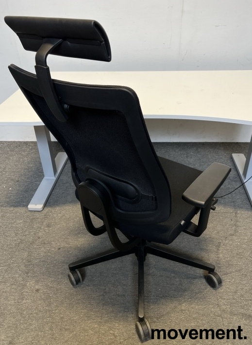 Solgt!Kontorstol i sort fra Sedus, modell - 2 / 4