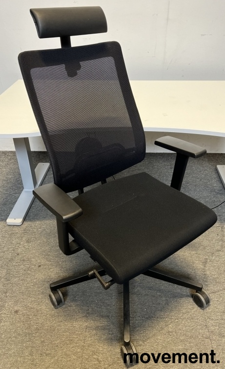 Solgt!Kontorstol i sort fra Sedus, modell - 1 / 4