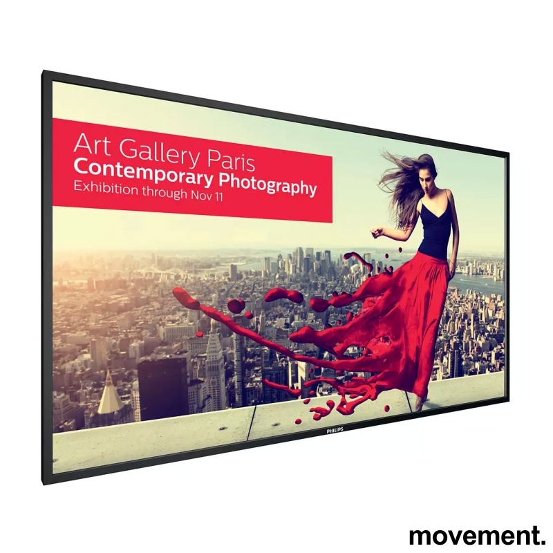 Solgt!Philips 84toms, 4K signage-skjerm, - 1 / 2