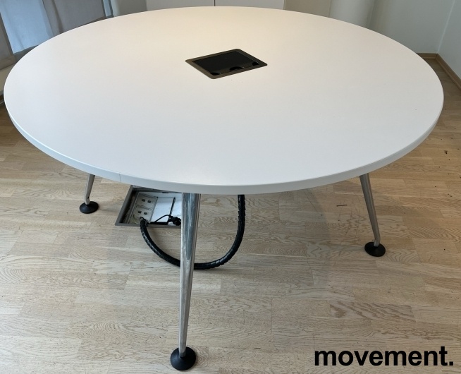 Solgt!Rundt møtebord fra Vitra, Ø=130cm, - 1 / 2