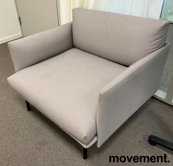 Loungestol sofa i grått stoff fra - 2 / 2